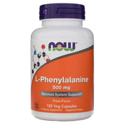 NOW FOODS L-fenilalaninas 500 mg – 120 kapsulių