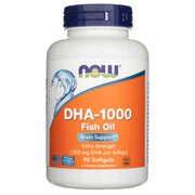 NOW FOODS DHA-1000 smegenų veiklai, ypač stiprus – 90 kapsulių