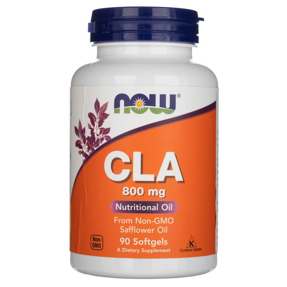 NOW FOODS CLA (konjuguota linolo rūgštis) 800 mg – 90 kapsulių
