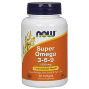 NOW FOODS Super Omega 3-6-9 1200 mg – 90 kapsulių