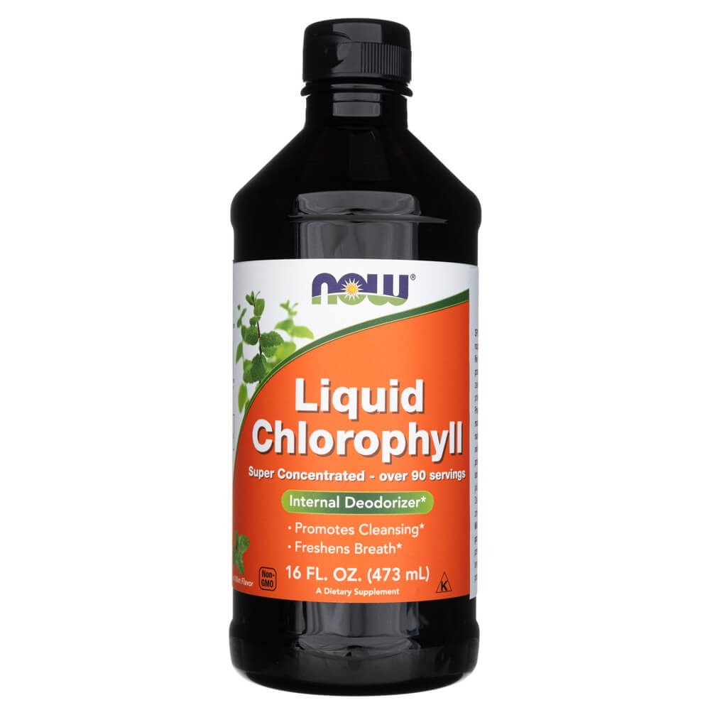 NOW FOODS skystas chlorofilas – 473 ml