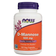 NOW FOODS D-manozė 500 mg – 120 kapsulių