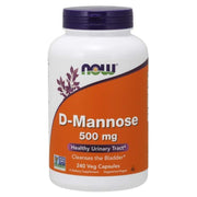 NOW FOODS D-manozė 500 mg – 240 kapsulių
