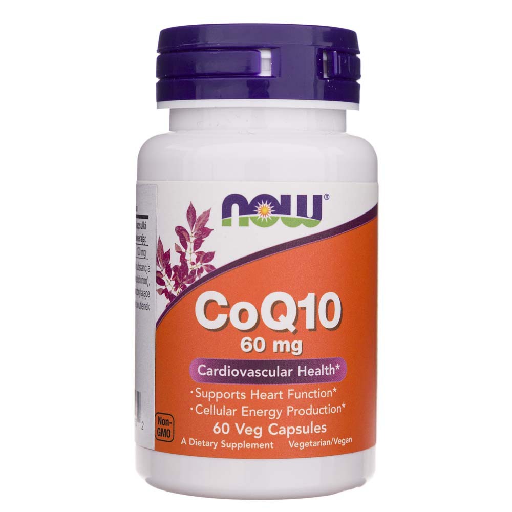 NOW FOODS CoQ10 60 mg – 60 kapsulių