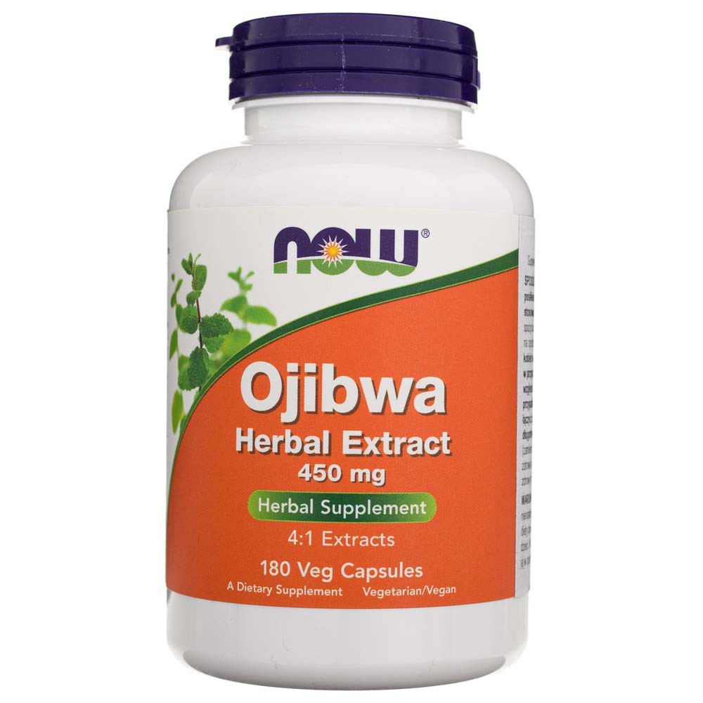 NOW FOODS odžibvų žolelių ekstraktas 450 mg – 180 kapsulių