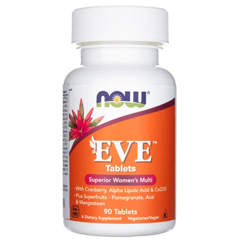 NOW FOODS EVE moterims skirtas multivitaminų kompleksas – 90 tablečių