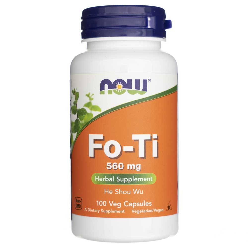 NOW FOODS Fo-Ti (He Shou Wu) 560 mg – 100 kapsulių