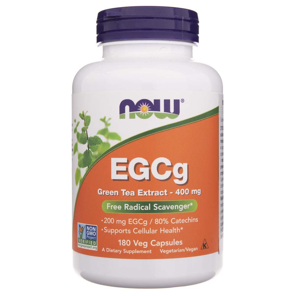 NOW FOODS žaliosios arbatos ekstraktas EGCg 400 mg – 180 kapsulių