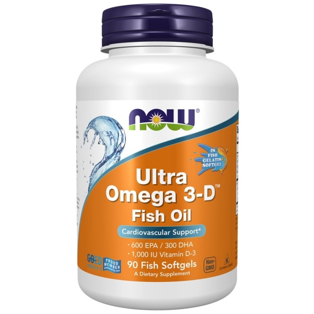NOW FOODS Ultra Omega 3-D 1200 mg – 90 kapsulių