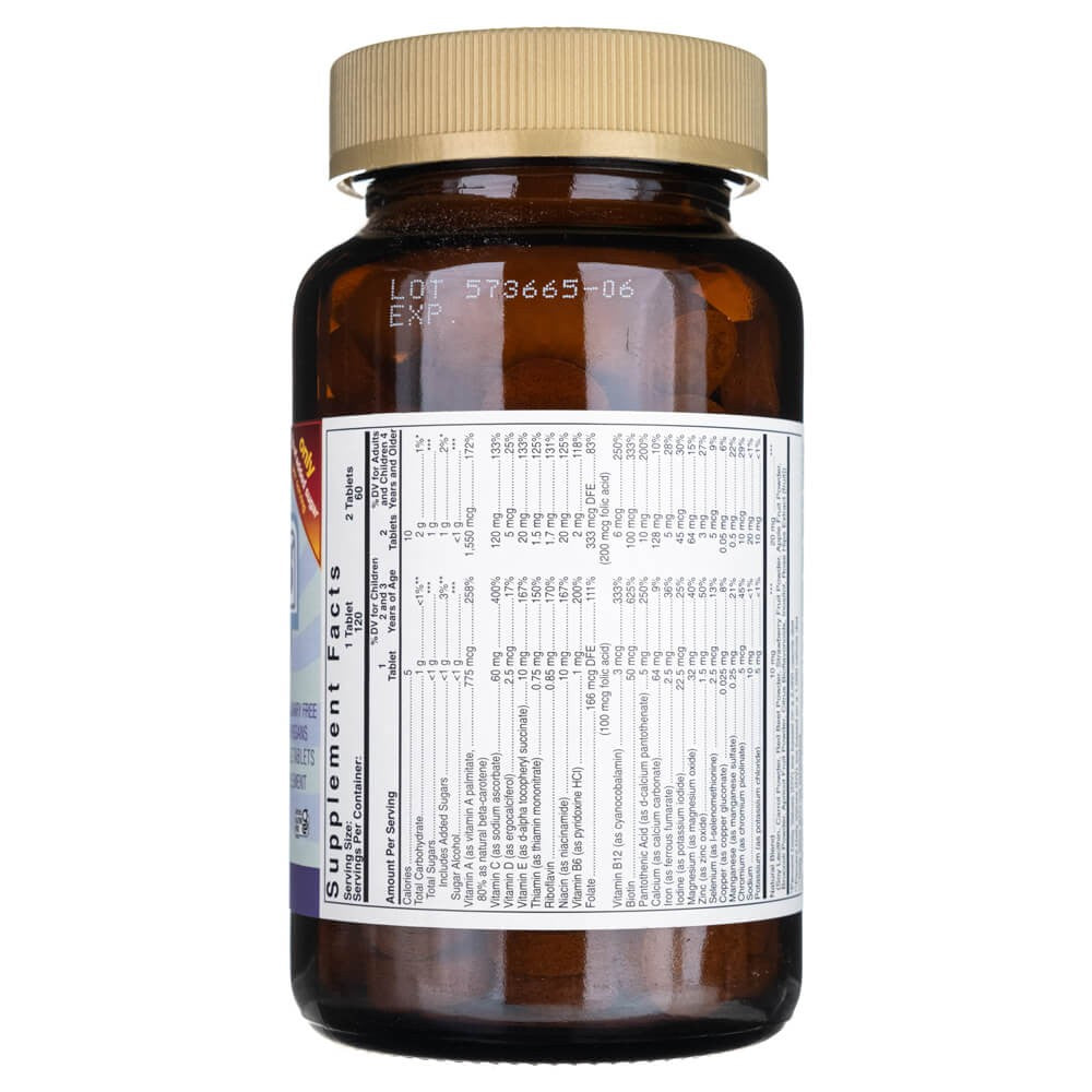 SOLGAR Kangavites® multivitaminai ir mineralai vaikams, uogų skonio – 120 tablečių