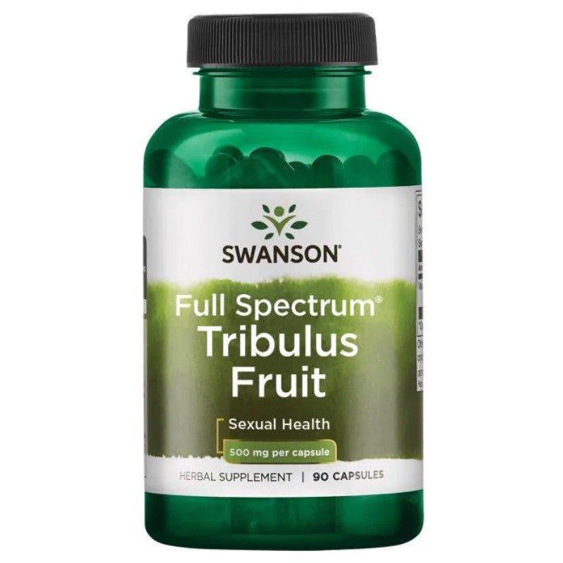 SWANSON Tribulus Fruit 500 mg – 90 kapsulių