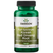 SWANSON korėjietiško raudonojo ženšenio šaknis 400 mg – 90 kapsulių