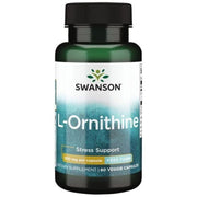 SWANSON L-ornitinas 500 mg – 60 kapsulių