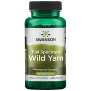 SWANSON laukinių jamų šaknis 400 mg – 60 kapsulių