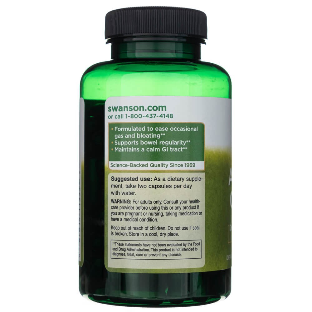 SWANSON aktyvuota anglis 260 mg – 120 kapsulių