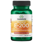 SWANSON vitaminas E 200 TV – 100 kapsulių