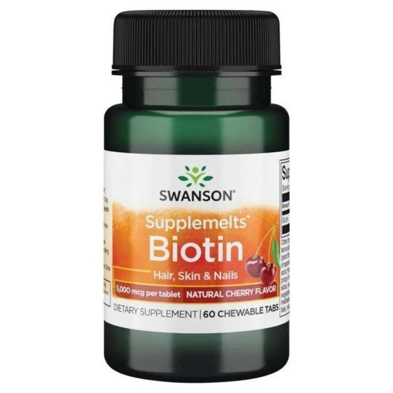 SWANSON biotinas – 60 pastilių