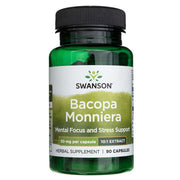 SWANSON Bacopa Monniera 50 mg - 90 kapsulių