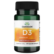 SWANSON vitaminas D3 4000 TV (100 mcg) – 90 kapsulių