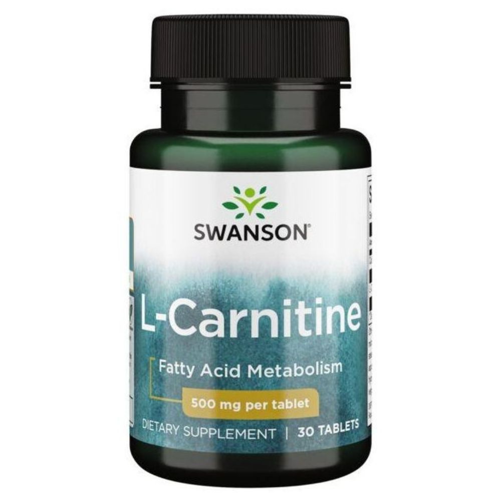 SWANSON L-Karnitinas 500 mg – 30 tablečių
