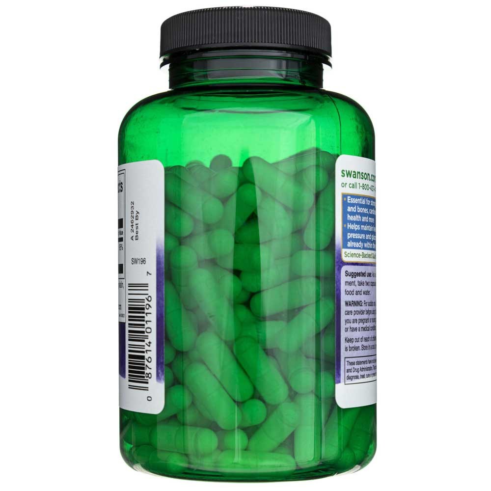 SWANSON magnio oksidas 200 mg – 250 kapsulių