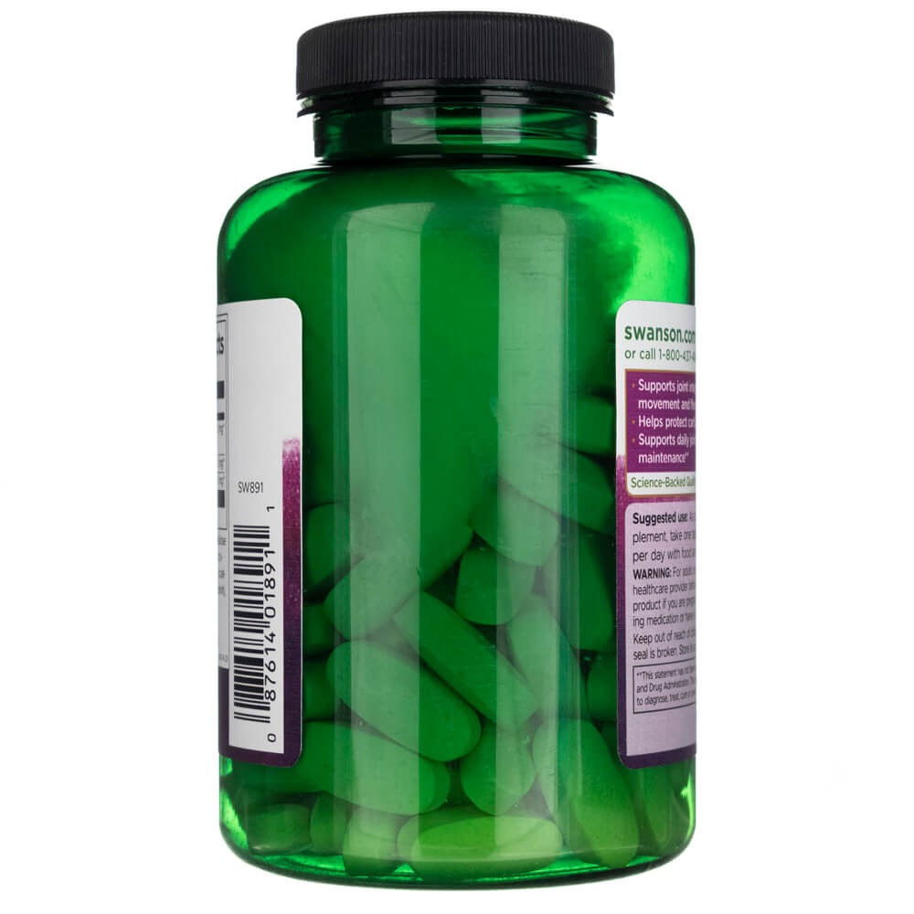 SWANSON gliukozaminas, chondroitinas ir MSM 500 mg – 120 tablečių