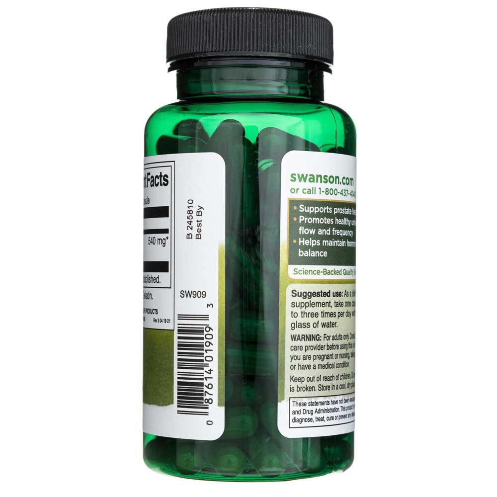 SWANSON Saw Palmetto 540 mg – 100 kapsulių