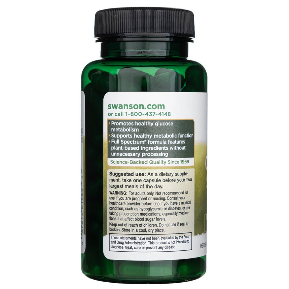 SWANSON Gymnema Sylvestre lapai 400 mg – 100 kapsulių