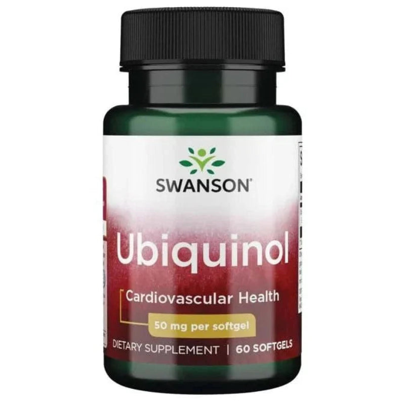 SWANSON Ubichinolis 50 mg - 60 kapsulių