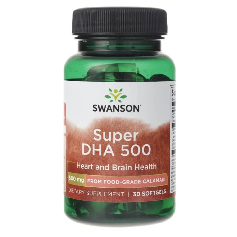 SWANSON Super DHA 500 – 30 kapsulių