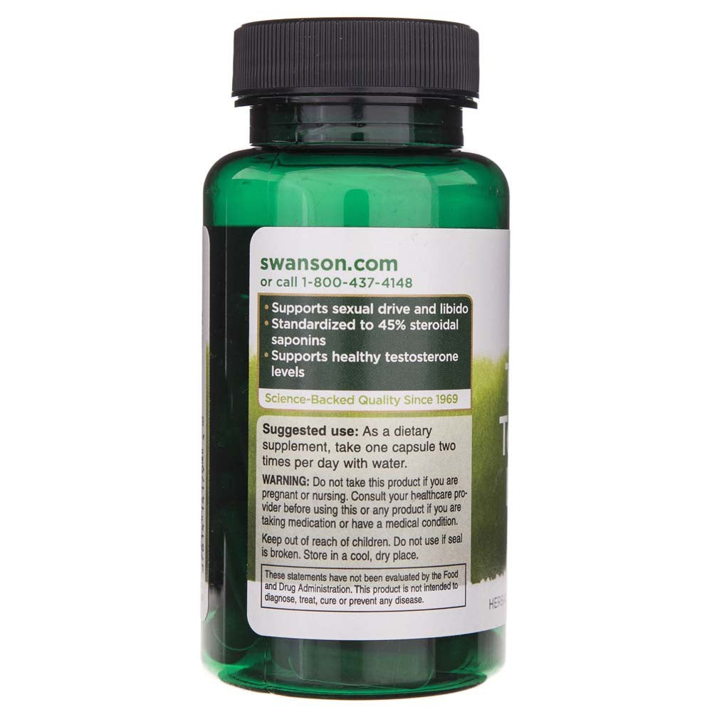 SWANSON Tribulus Terrestris 500 mg – 60 kapsulių