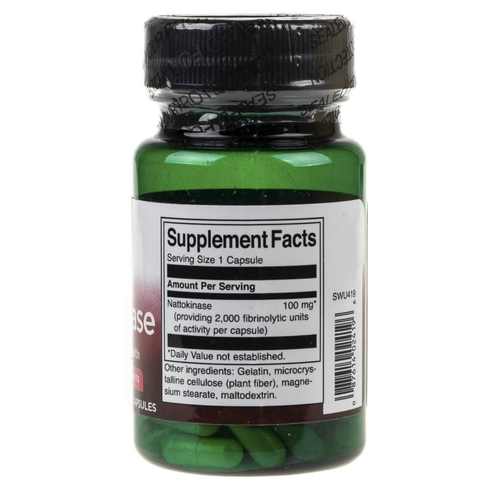 SWANSON natokinazė 100 mg – 30 kapsulių