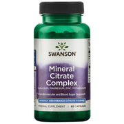 SWANSON Mineral Citrate Complex – 60 kapsulių