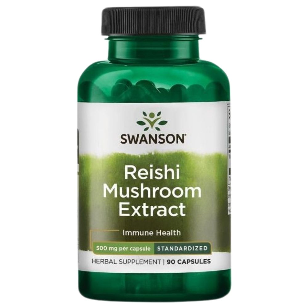 SWANSON Reishi grybų ekstraktas – 90 kapsulių
