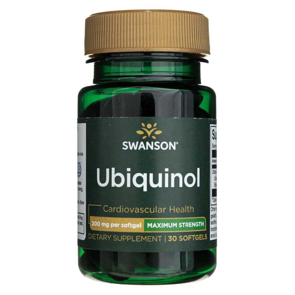 SWANSON ubichinolis 200 mg – 30 kapsulių