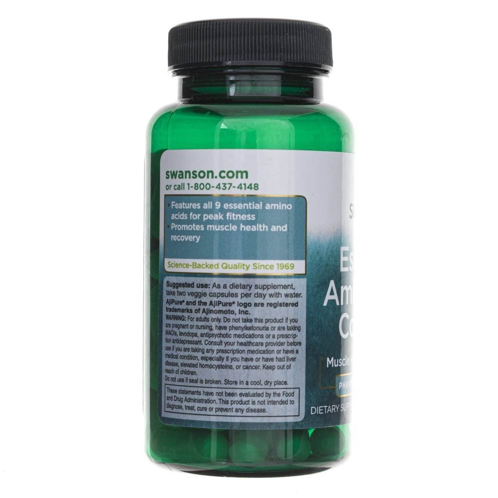 SWANSON AjiPure® 9 būtinųjų aminorūgščių kompleksas – 60 kapsulių